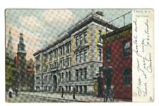 1908 Rapheal Tuck & Sons Troy, New York High School Postcard # 2028 Posted picture