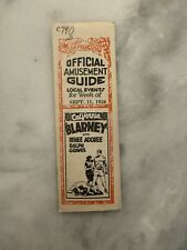 SAN FRANCISCO AMUSEMENT GUIDE FOR Sept 11 1926, Blarney w/ Renee Adoree picture