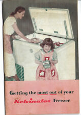 c.1940s Getting The Most Kelvinator Home Freezer Manual Booklet Ephemera Book picture