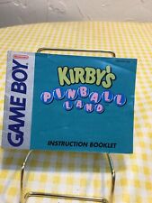 Nintendo Game Boy 1993 Kirby's Pinball Land Instruction Book -  USA picture