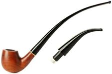 2 in 1 Tobacco Pipe  Pearwood Handmade churchwarden Gandalf Pipe Free 10 Tools picture