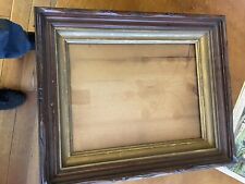 Antique Victorian Carved Wood Frame Deep Well Fits 10 x 14 Eastlake Style picture