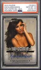 2010 AUKK2 Kim Kardashian Silver Autograph Autograde 10 22/25 PSA 10 Gem Mint picture