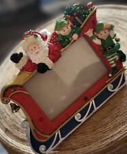 Papel Giftware Holly Jolly Santa Helpers Christmas Frame 3D Sleigh picture