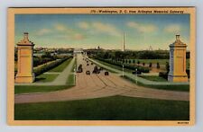 Washington DC-Arlington Memorial Gateway, Antique, Vintage Souvenir Postcard picture