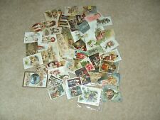 Lot of 54 Victorian Trade Cards Advertising 1 Queen Victoria Shadow Card picture