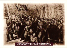 Stonewall Jackson's Valley Campaign 1991 Tuff Stuff The Civil War Card picture