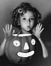 Vintage Shirley Temple Halloween Photo Print Strange Wall Decor Spooky Photo picture