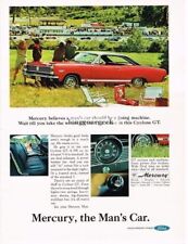 1967 Mercury Cyclone GT Red 2-door Picnic at the races Vintage Ad  picture