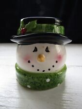 Vintage Tii Collections Christmas Snowman Candle #2 ~ 3 1/8