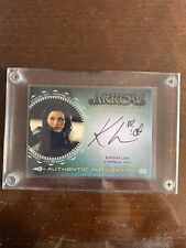 Arrow Season 2 - Katrina Law as Nyssa al Ghul Autograph Card - KL picture