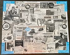 OFFICE THEME Typewriters Machines Ad Clippings Lot~Vtg Junk Journal Collage Art+ picture