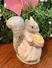 ROYAL ALBERT Beatrix Potter Goody Tiptoes Squirrel Figurine 1989 England picture