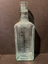 Antique Chamberlain's Liniment Des Moines IA USA Medicine Glass Bottle 6