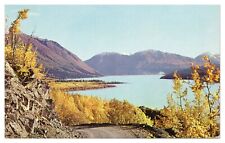 Vintage Lake Kenai on Seward Highway Alaska Postcard Unposted Chrome picture