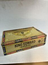 Vintage  King Edward Seventh Invincible Mild Tobaccos Cigar Box picture