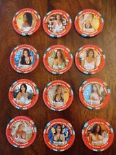 HOOTERS LAS VEGAS CHIPS $5 COMPLETE 2007 CALENDER GIRL CASINO CHIP SET picture