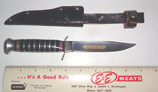 NOS VOOS SCHLIEPER FIST ARROWS FIXED BLADE SHERIFF KNIFE SOLINGEN GERMANY 13159 picture