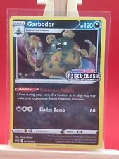 Garbodor SWSH025 Rebel Clash Prerelease Holo Rare Promo Pokemon Card * New * picture