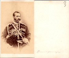 CDV Tsar Alexander II of Russia, circa 1865 Vintage CDV albumen business card  picture