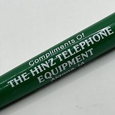 VTG Ballpoint Pen The Hinz Telephone Equipment Algona IA picture
