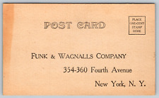 c1910s Funk and Wagnalls Company Reservation Books Antique Pioneer Postcard picture