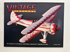 Vintage Airplane Magazine August 2008 Vol. 36, No. 8 Direction of EAA:  picture