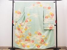 Furisode Kimono    Luxury Long-Sleeved Kimono With Piece Embroidery, Ekasumi Man picture