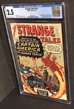 Strange Tales #114 CGC 2.5 MARVEL COMIC Acrobat as Captain America 1st app 1950s picture