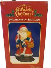 Old World Christmas 20th Anniversary Santa Light picture