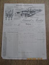 antique illustrated invoice Seeds 'Laurenta' Orchies 1909. ref 140 . picture