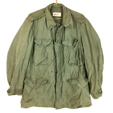Vintage Us Military Field Jacket Small Green Vietnam Distressed 60s 70s picture