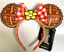 BNWT Disney Loungefly Mickey Mouse and Friends Picnic Ears Headband Adult picture