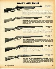 1975 Print Ad of Daisy Model 99 25 95 111 1894 5994 Wells Fargo Air Rifle BB Gun picture