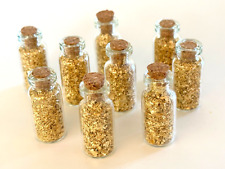 9 Bottles of Large Gold Flakes ..... picture