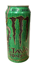 NEW JAVA MONSTER ENERGY IRISH CREME FLAVOR COFFEE DRINK 1 FULL 15 FLOZ CAN BUY picture