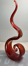 Hand Blown Murano Style Art Glass Sculpture Modern Abstract picture