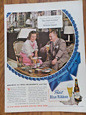 1948 Pabst Blue Ribbon Beer Ad Swarthout & Chapman @ Connecticut Home picture