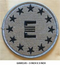 FALLOUT ENCLAVE BLACK ON GRAY PATCH  - GAME145 picture