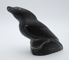 Eskimo Inuit Carved Stone Bird 