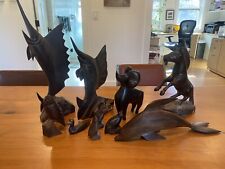 Vintage Ironwood Hand carved Animals picture