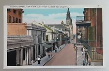 Vintage Postcard~New Orleans LA-Louisiana, Old French Quarter Chartres Street picture