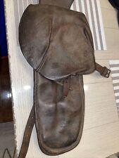 WW1 Canadian British CEF BEF Leather Cavalry Horse Saddle Bags picture