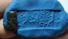 ZURQIEH -AD14009- ANCIENT Cypro-Canaanite 1200 BC STONE CYLINDER SEAL picture