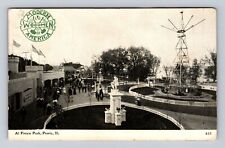 Peoria IL-Illinois, Al Fresco Park, Antique, Vintage c1908 Souvenir Postcard picture