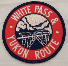 White Pass & Yukon Route Patch Railroad Souvenir Travel Sew On Embroidered PA61 picture