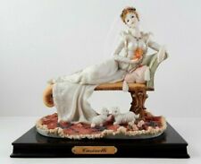 Casinelli Lareaux Bride Holding Ring on Couch Wedding Resin Figurine 9