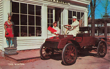 Postcard 1906 Winton Antique Automobile Auto Museum Princeton Massachusetts MA picture