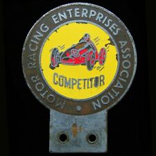 Very Rare Motor Racing Enterprises Association Car Badge (3187) picture