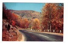 Approaching Skyline Drive on US HWY 211, Sperryville Virginia, Vintage Post Card picture